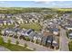 Discover the charming community with lush green spaces and well-maintained homes, captured in this aerial perspective at 282 Granite Mill Blvd, Chapel Hill, NC 27516