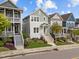 Inviting street view showcasing diverse home styles, each with a unique color palette and charming curb appeal at 282 Granite Mill Blvd, Chapel Hill, NC 27516
