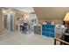 Large home office featuring a workstation, closet, and storage containers at 402 Green Turret Dr, Rolesville, NC 27571