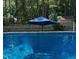 A refreshing swimming pool features clear blue water, perfect for relaxation and recreation at 402 Green Turret Dr, Rolesville, NC 27571
