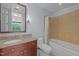 Well-maintained bathroom with a vanity, large mirror, and a combined bathtub and shower at 618 N Boylan Ave # 304, Raleigh, NC 27603