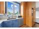 Chic condo kitchen with modern appliances, granite countertops, and stylish cabinetry at 618 N Boylan Ave # 304, Raleigh, NC 27603