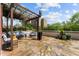 Relaxing rooftop patio with comfortable seating and a charming pergola, perfect for outdoor living at 618 N Boylan Ave # 304, Raleigh, NC 27603