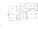 Detailed floor plan showcasing the layout of the first floor with living spaces, kitchen, and garage at 635 Kensington Dr, Chapel Hill, NC 27514