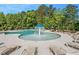Have some fun at the community pool with a splash fountain in the center at 817 Kenyon Springs Dr, Zebulon, NC 27597