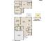 Layout of the first and second floor highlighting the kitchen, dining area, Gathering room, bedrooms and Primary suite at 849 Kenyon Spring Dr, Zebulon, NC 27597