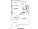 Layout of first floor featuring a kitchen, dining room, living room, foyer, mud room, and garage entrance at 85 Purslane Dr, Franklinton, NC 27525