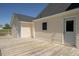 Wooden deck with easy access to backyard at 850 Cheatham Mabry Rd, Henderson, NC 27537