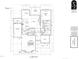Detailed first floor plan of a new home with defined rooms and measurements at 8620 Dukes Lake Rd, Zebulon, NC 27597
