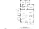 Detailed floor plan showcasing the layout of the home, including room dimensions and overall square footage at 1518 Echo Rd, Durham, NC 27707