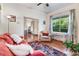 Inviting living room showcases hardwood floors, neutral tones, and lots of natural light at 1518 Echo Rd, Durham, NC 27707