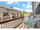 Relaxing balcony with comfortable seating, perfect for enjoying outdoor views and fresh air at 1601 Bowery Dr, Raleigh, NC 27607