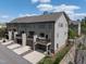 Charming townhome featuring private balconies, attached garages, and meticulous architectural details at 1601 Bowery Dr, Raleigh, NC 27607