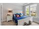 Comfortable bedroom with a queen-sized bed, neutral walls, and plenty of natural light at 1601 Bowery Dr, Raleigh, NC 27607