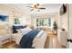Serene bedroom with natural light, hardwood floors, and neutral décor at 1617 Woodland Ave, Burlington, NC 27215