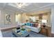 Open-concept living area with seamless flow to the bright kitchen at 205 Riverine Dr, Pittsboro, NC 27312