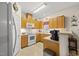Efficient kitchen design with white appliances and ample cabinet space at 416 Collinsworth Dr, Clayton, NC 27527