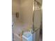 Clean bathtub with shower at 4502 Pale Moss Dr, Raleigh, NC 27606