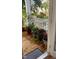 Inviting front porch with abundant potted plants, creating a charming outdoor space at 4502 Pale Moss Dr, Raleigh, NC 27606