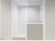 Modern bathroom with white subway tile and a walk-in shower at 6648 Woodlawn Dr, Oxford, NC 27565