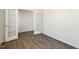 Office space featuring double french doors, hardwood flooring and bright natural light at 816 Canis Minor Rd, Wendell, NC 27591
