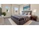 Comfortable bedroom with modern decor, plush carpeting, and natural light at 1019 Thoughtful Spot Ln, Durham, NC 27703