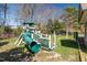 A community playground with a slide and swings at 1019 Thoughtful Spot Ln, Durham, NC 27703