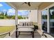 Cozy screened porch with comfortable seating, perfect for enjoying the outdoors at 124 Alta Crest Ln, Garner, NC 27529