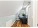Bedroom workspace featuring hardwood floors and natural light at 1355 Bowling Road, Fuquay Varina, NC 27526