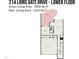 Basement layout featuring a bonus room, bedroom, garage, and plenty of storage space at 214 Lions Gate Dr, Cary, NC 27518