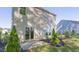 Backyard featuring a patio, well-maintained lawn, and manicured landscaping at 2145 Monk Dr, Haw River, NC 27258