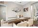 Well-lit dining room area featuring hardwood floors and modern decor at 218 Archdale Dr, Durham, NC 27707