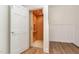 Interior home elevator offering convenience with wood paneling and tile floor for accessibility at 222 Lions Gate Dr, Cary, NC 27518