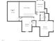 Second story floor plan featuring three bedrooms, two bathrooms, and an office/flex room at 255 Williamston Ridge Dr, Youngsville, NC 27596