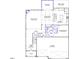 Detailed first-floor plan featuring an open kitchen, Gathering room, and guest bedroom layout at 280 N Maple Walk # 233, Garner, NC 27529