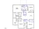 Second-floor layout with a primary bedroom, three additional bedrooms, and a central loft area at 280 N Maple Walk # 233, Garner, NC 27529
