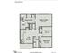 Second floor layout showing owner's suite, bedrooms, bath, loft, and laundry room at 306 Deodora Ln, Cameron, NC 28326