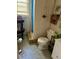 Modest bathroom featuring a toilet, sink and walk-in shower with natural light coming from a window at 3414 Renee Dr, Sanford, NC 27332
