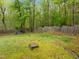 Expansive backyard featuring a fence and verdant lawn, ideal for outdoor activities at 3518 Travis Ct, Chapel Hill, NC 27516