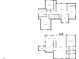 Floor plan showcasing the layout of the first and second floors of the home at 3638 Pine Needles Dr, Wake Forest, NC 27587