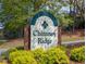 Chimney Ridge community entrance sign with green and white details at 3805 Chimney Ridge Pl # 003, Durham, NC 27713