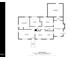 Floor plan featuring the layout and dimensions of the living spaces at 428 Mitchell Ave, Franklinton, NC 27525