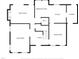 Detailed floor plan highlighting the layout of the home's first floor, showcasing the living spaces at 5531 Autry Rd, Rocky Mount, NC 27803