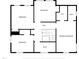 Detailed floor plan showcasing the bedrooms and bathrooms on the second floor at 5531 Autry Rd, Rocky Mount, NC 27803