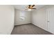 Comfortable bedroom with carpet, neutral walls, a ceiling fan, and a window at 624 S Kennelman Cir, Wendell, NC 27591