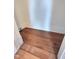 Bare closet floor showing where flooring has been pieced together and is mismatched at 919 E Main St, Haw River, NC 27258