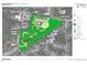 Erinsbrook Park final draft schematic plan showing park features and layout at 9904 Erinsbrook Dr, Raleigh, NC 27617