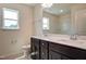 Clean bathroom with double sinks, white countertops, and neutral-toned walls at 0 Sawmill, Cedar Grove, NC 27231