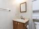 Bathroom featuring vanity and mirror at 103 Wesker Cir, Durham, NC 27703