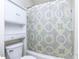 Bathroom featuring toilet, cabinet and shower at 103 Wesker Cir, Durham, NC 27703